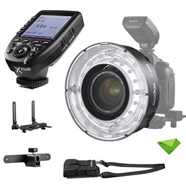 Imagem de Godox R200 Macro Ring Flash Head for AD200 AD200 Pro w/Godox Xpro-N Trigger 5800±200K 200Ws with Modeling Lamp Macro Speedlight for DSLR Cameras for Portrait, Macro Shooting, Wedding Photography, etc