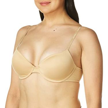 Imagem de Calvin Klein Sutiã feminino Constant Convertible Strap levemente forrado, Nu, 36A