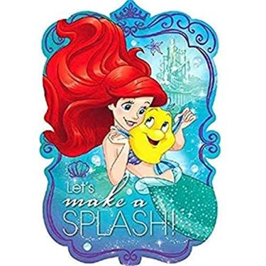 Imagem de Ariel Little Mermaid Dream Big 8 Postcard Invitations Birthday Party