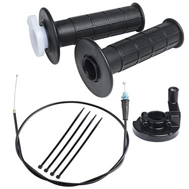 Imagem de Cabo e cabo do acelerador para mini bicicleta quadriciclo de 7/8" 150cc 250cc Quad, compatível com Dirt Bike Quad ATV Mini Baja Mb165 Mb200 196cc 5,5hp (22 mm) da FYSHIQING