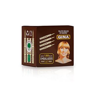 Imagem de Palitos de dente de madeira em sache Gina Embalados individualmente restaurante lanchonete 1000 un
