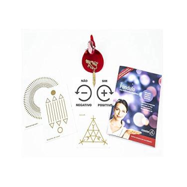 Imagem de Kit Pendulo para Radiestesia e Radiônica Dourado