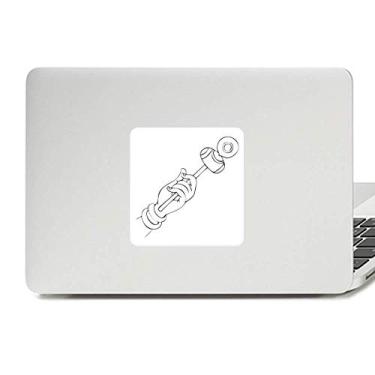 Imagem de Adesivo de vinil paster para laptop com desenho de linha manual Culture