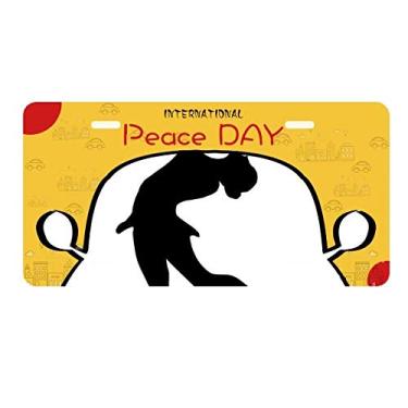 Imagem de DIYthinker Caderno de esporte de inverno feminino patinação placa etiqueta decoração carro dia da paz