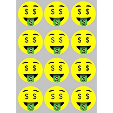Imagem de 12 Imãs de Emoji