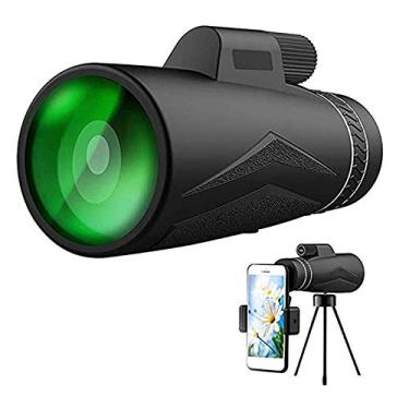 Imagem de Telescópio monocular 12x50 para adultos, à prova d'água Telescópio monocular de alta definição para observação de pássaros Presentes de viagem em acampamento para homens Adultos Crianças