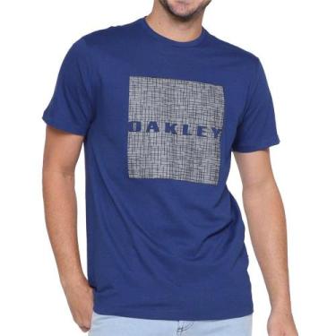 Imagem de Camiseta Oakley Mythologies Logo Masculina Azul Marinho
