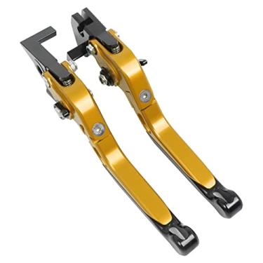 Imagem de Alavanca de freio de motocicleta Para K-awasaki ER6N ER-6N 2009-2016 motocicleta de alumínio ajustável dobrável kit de alavancas de freio de embreagem