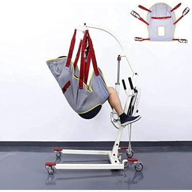 Imagem de Estilingue Higiênico Para Elevador De Paciente, Eslinga De Malha Grande Para Chuveiro Eslinga De Corpo Inteiro Com Cômoda E Abertura Para Vaso Sanitário Eslinga Para Idosos, Deficientes,Hilarious1