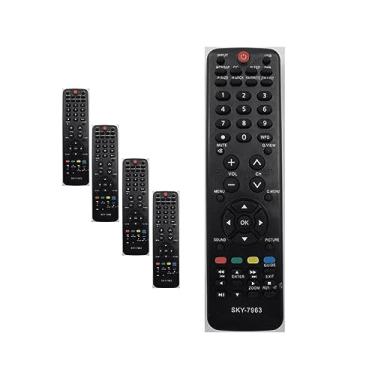Imagem de Kit 5 Controle Remoto Para TV H-Buster LED LCD