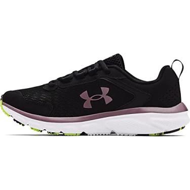 Imagem de Under Armour Charged Assert 9 feminino, Preto (002)/Ameixa cinza, 35