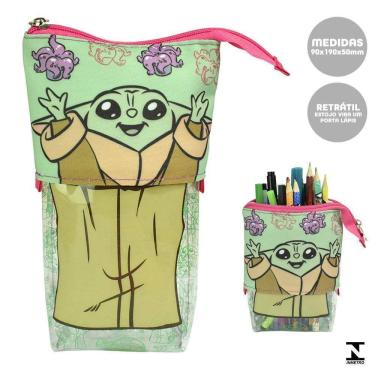 Imagem de Estojo Retrátil 2 Em 1 Mandalorian Baby Yoda Star Wars Dac