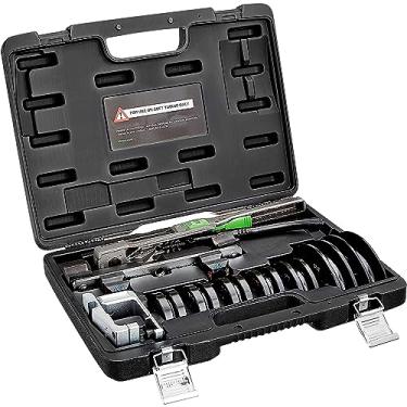 Imagem de Hilmor Kit de dobrador compacto com acessório de dobra reversa para tubos e tubos de 6 mm a 2,2 mm, preto, CBKRB 1926598