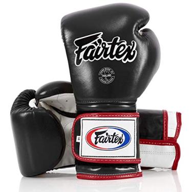 Imagem de Fairtex BGV9 Muay Thai para boxeadores e treinadores profissionais | Luva estilo mexicano para rebatedores duros | Luvas de MMA para artes marciais | Luvas de boxe leves e absorventes de choque de