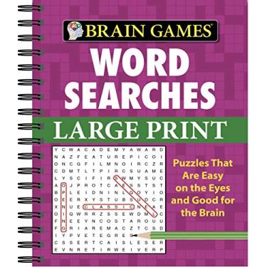 Imagem de Brain Games - Word Searches - Large Print (Purple)