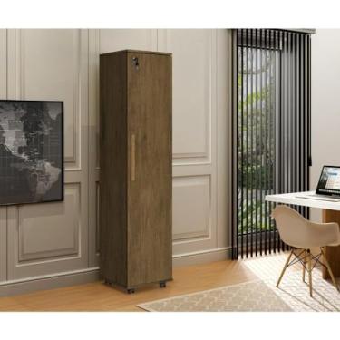 Imagem de Armário Multiuso com Chave e Rodizio Lune Jequitiba