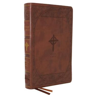 Imagem de Nabre, New American Bible, Revised Edition, Catholic Bible, Large Print Edition, Leathersoft, Brown, Comfort Print: Holy Bible