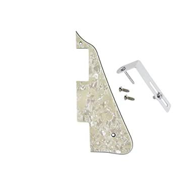 Imagem de ROZILO LP Placa de proteção de palheta de guitarra padrão para Epiphone Les Paul envelhecida pérola