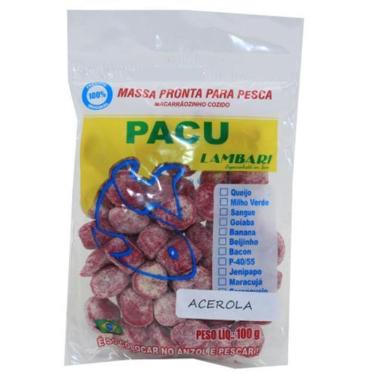 Imagem de Massa Pesca Pronta Sabor Acerola Pacu Pesqueiro Rio Lago