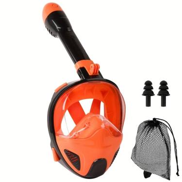 Imagem de Mascara Subaquática de de Mergulho Gold Sports New Full Face Com Snorkel