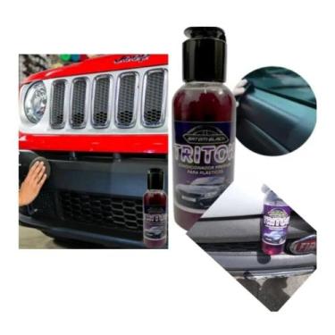 Imagem de Revitalizador de Plástico Liquido TRITOK Batom Black 100ml