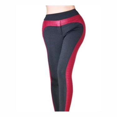 Imagem de Calça legging Montaria Cirre Cintura Alta - Suplex - Novos Modelos - W