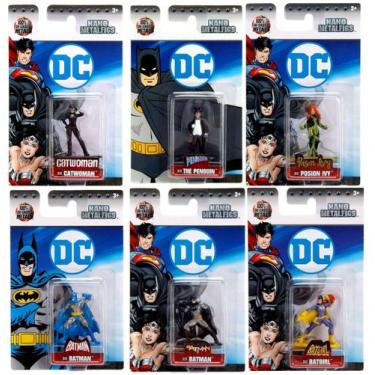 Imagem de Kit Gotham City com 6 Miniaturas Nano Metalfigs Batman - JADA