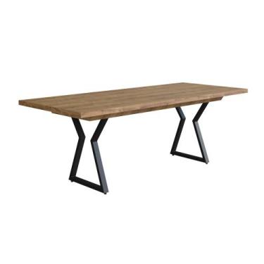 Imagem de Mesa Infinit 200x90cm - Marrom - mettamobili