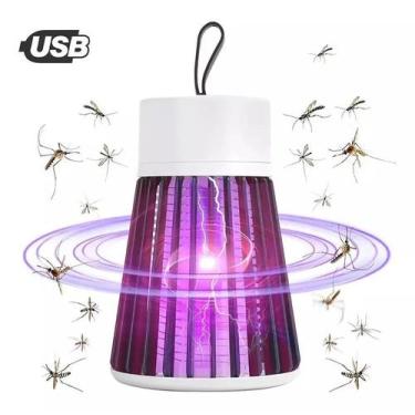 Imagem de Mata Mosquito Conectado: Armadilha LED UV Repelente Eletrônico - DK