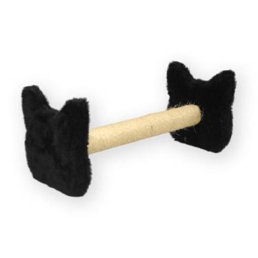 Imagem de Arranhador Para Gatos Com Sisal Poste Horizontal Cara de Gato - Miupet