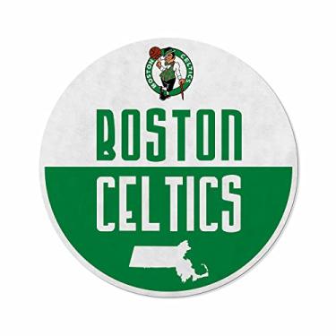Imagem de Rico Industries Flâmula de corte clássico NBA Boston Celtics - Decoração de casa e sala de estar - Feltro macio EZ para pendurar