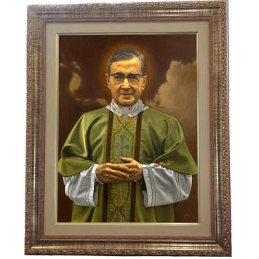 Imagem de Quadro São Josemaria Escrivá, Mod. 01, Tam. 53x43cm. angelus