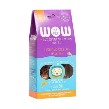 Imagem de Petisco Wow Pet Food Gourmet Peixe e Ervas Finas para Cães 30 g