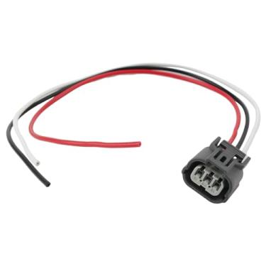 Imagem de AUTOKAY Conector de luz diurna DRL chicote de chicote para Honda Acura Repair, cinza