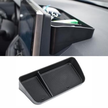 Imagem de Nosxxus Bandeja de armazenamento de painel de console central compatível com RAV4 2019-2022 2023 2024 bandeja de armazenamento acessórios interiores secundários - Não serve para tela multimídia de