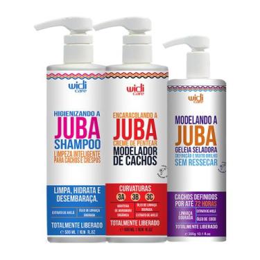Imagem de Kit Encaracolando Juba, Shampoo Higienizan, Geléia Widi Care