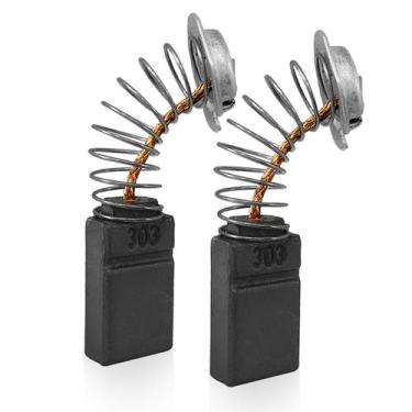 Imagem de Jogo Escova de Carvão Serra Mármore Makita 4100Nh / 4100Nh2 / 4100Nh3 