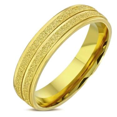 Imagem de Aliança De Ouro 18k Tungstênio 4mm Casamento Noivado Anel - Oremte, 25