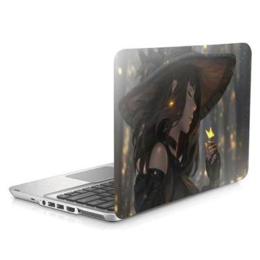 Imagem de Skin Adesivo Protetor para Notebook 15,6" Bruxinha Bruxa Feiticeira d2