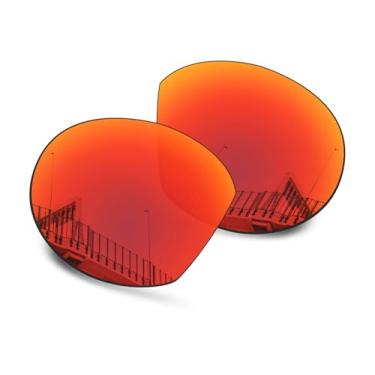 Imagem de Well-aimed Lentes de substituição compatíveis com óculos de sol Oakley Clifden OO9440 - Vermelho polarizado
