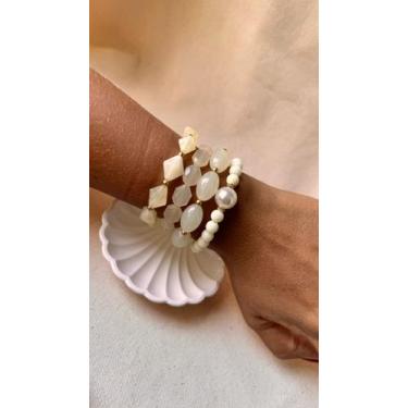Imagem de Kit de Pulseira Bege - Nilza Biju