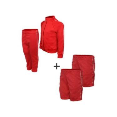 Imagem de Kit Uniforme Escolar Helanca Juvenil Elanca Completo - Del France, 10,