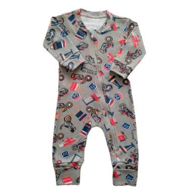 Imagem de Pijama Infantil Macacão Suedine Masc Manga Longa Estampado - Patrulha 