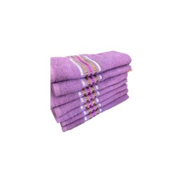 Imagem de Toalhas de Banho Popular 68x1,35cm: Lilas - jardim