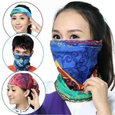 Imagem de 10 Bandana Máscara Proteção Modelo Tubular Balaclava Paintb - oem