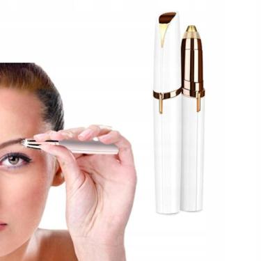 Imagem de Caneta Depiladora Indolor De Sobrancelha Elétrica Usb Design - Home Go