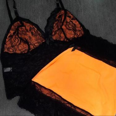 Imagem de Short Doll sexy com cropped rendado - Short Doll Beth - MTX Lingerie, 