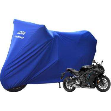 Imagem de Capa Para Cobrir Moto Honda CBR 650R Alta Durabilidade - Mz, Azul