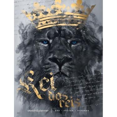 Imagem de Sketch&Planner Caderno-Agenda - Leão Rei Dos Reis - Ore, Estude, Desenhe