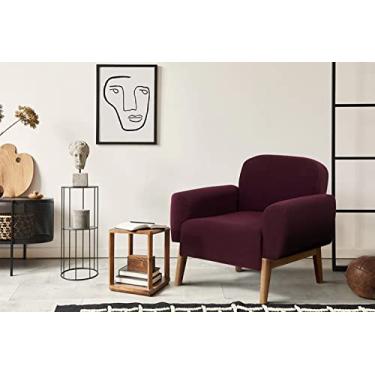 Imagem de Poltrona Decorativa Sala Agnes Oppa Design - Marsala